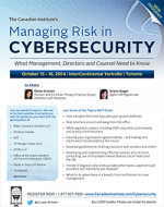 Managing Risk in CyberSecurity Conference
